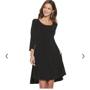 Women’s Nina Leonard High-Low Trapeze Dress